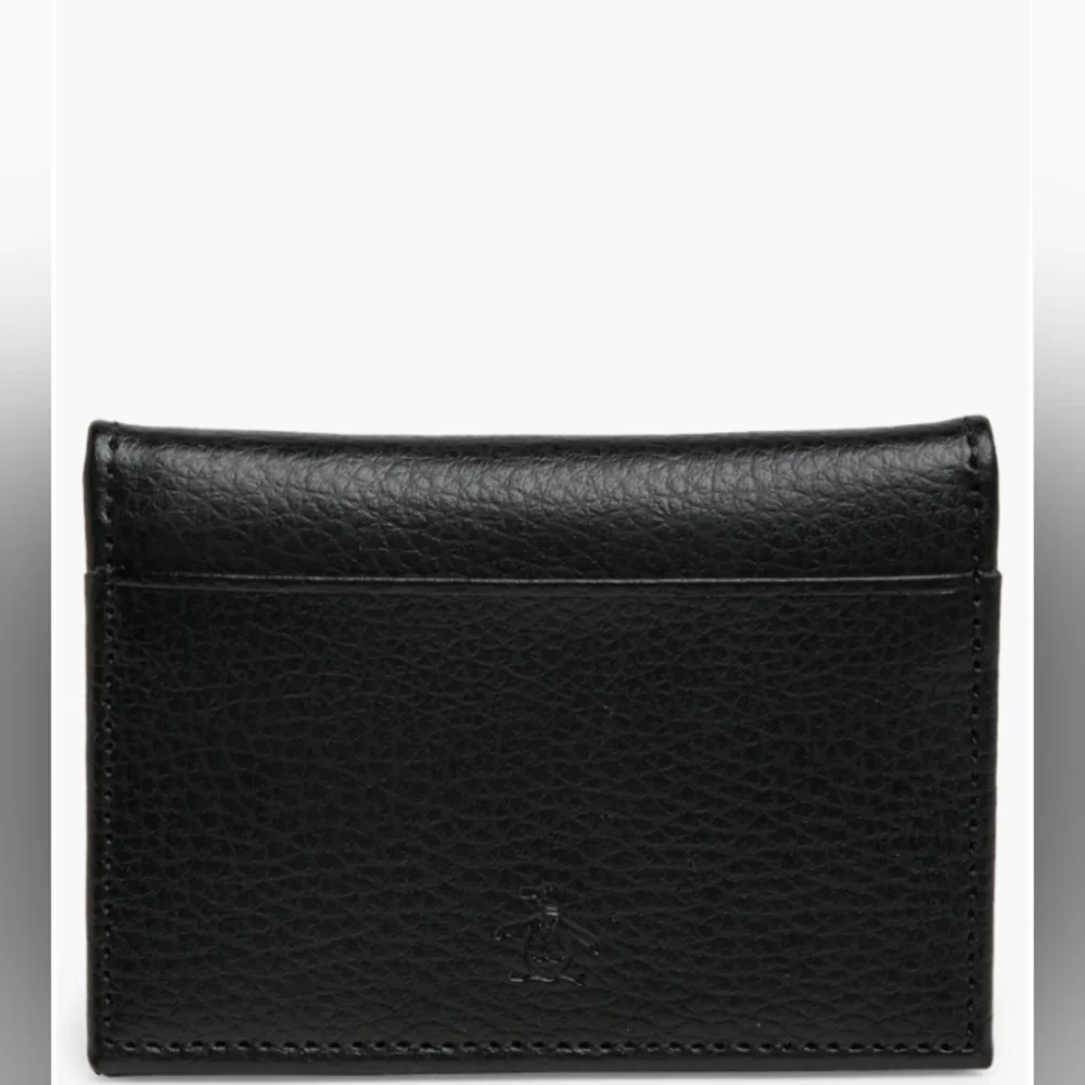 Original Penguin Uptown Leather Card Case 🆕